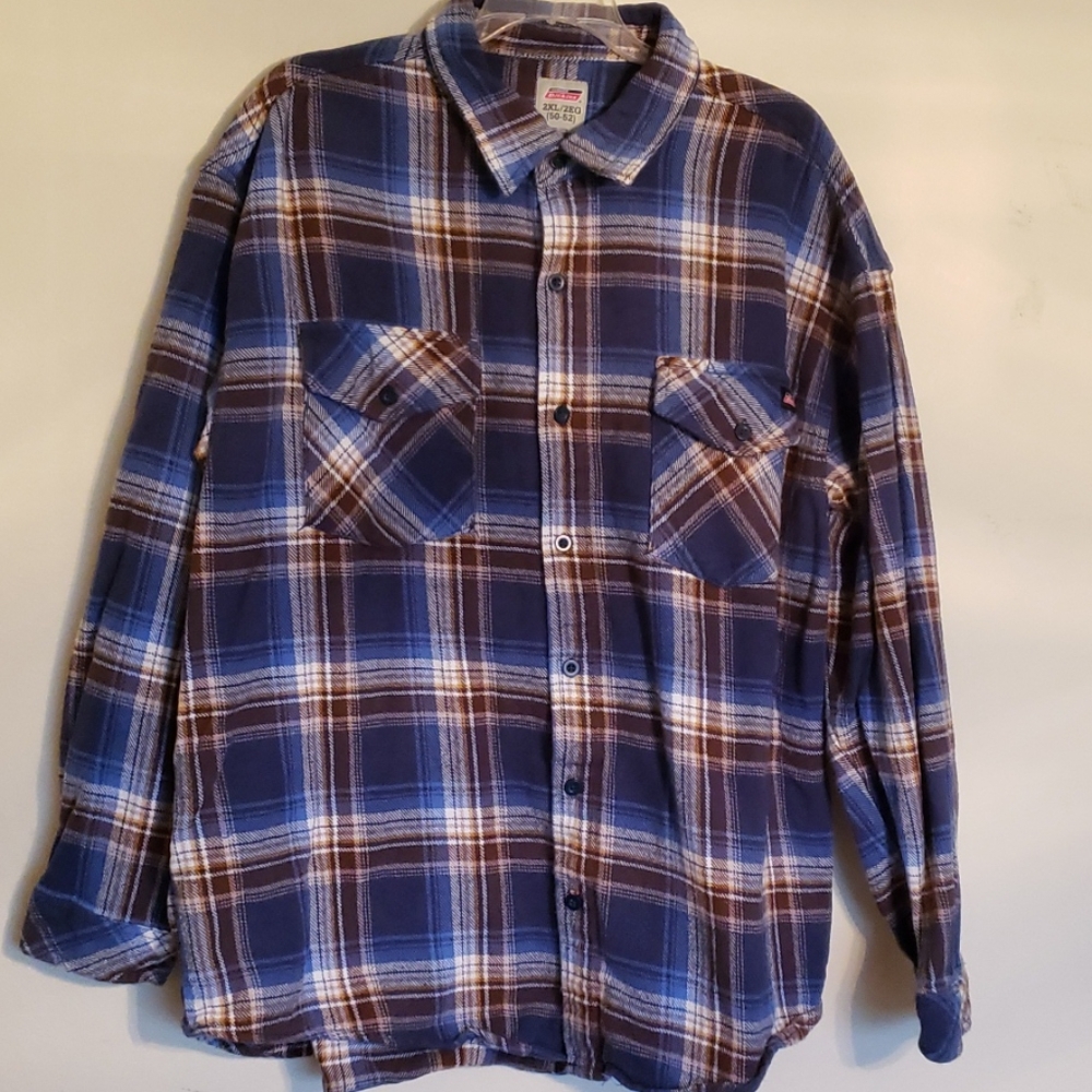 Mens GENUINE Dickies Heavy Weight Flannel